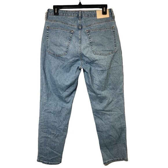 Everlane The Curvy Cheeky Straight Jeans in Sky Blue Wash 29 New Denim Pants - Picture 8 of 13